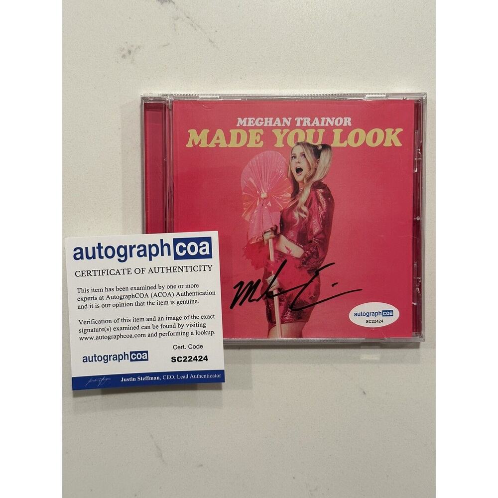 Meghan Trainor Signed CD Made You Look Autographed ACOA